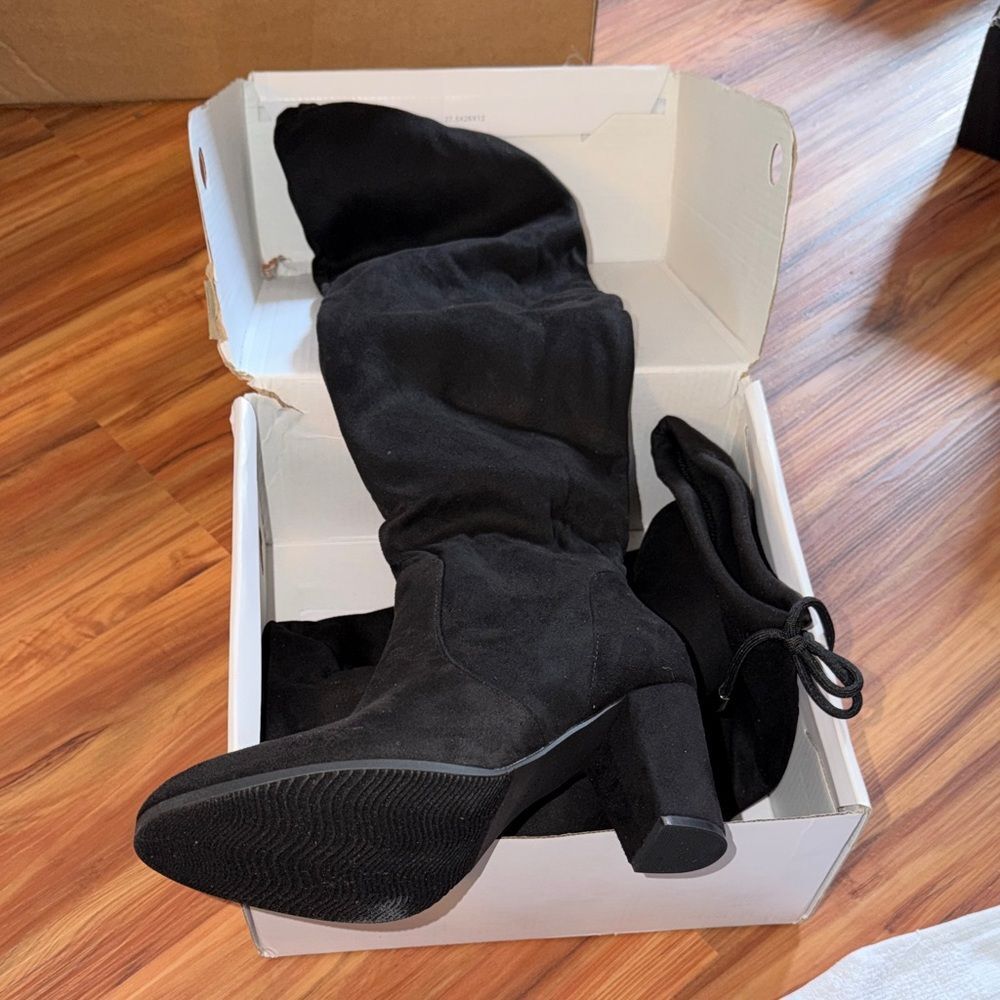 Dream Pairs Black Over The Knee Boots